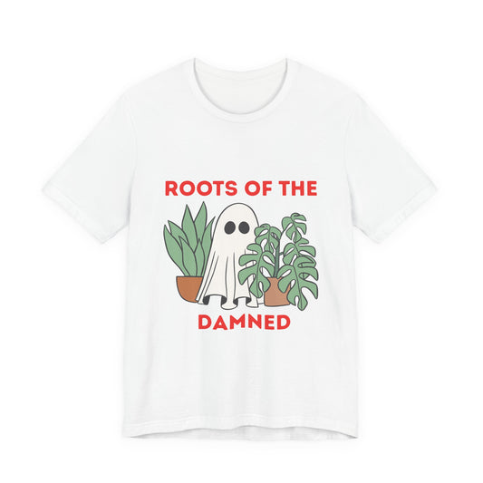 Spooky Plant Lover Tee, Halloween Shirt, Ghost T-Shirt, Unisex Short Sleeve, Cute Gift for Gardening Enthusiasts, Fall Fashion