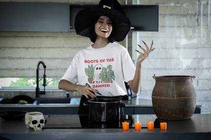 Spooky Plant Lover Tee, Halloween Shirt, Ghost T-Shirt, Unisex Short Sleeve, Cute Gift for Gardening Enthusiasts, Fall Fashion